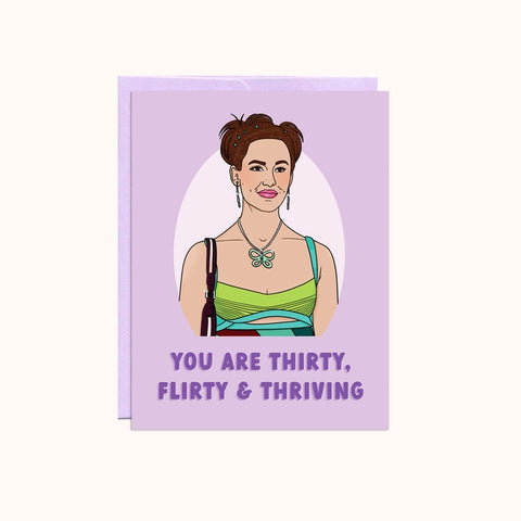 Thirty & Thriving Birthday Card