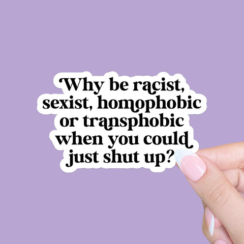 Anti-Racist Sticker