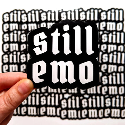 Still Emo Gothic Font Sticker