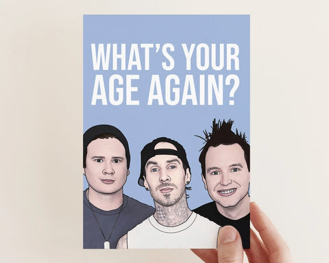 Blink-182 Birthday Card