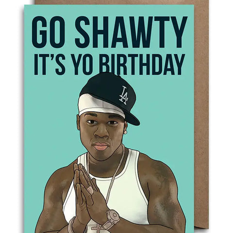 50 Cent Birthday Card