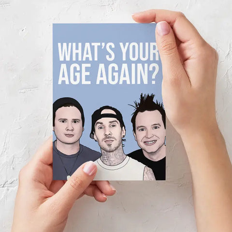 Blink-182 Birthday Card