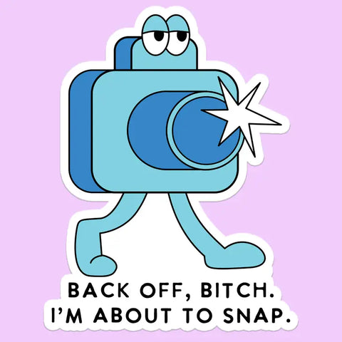 Back Off Bitch Sticker
