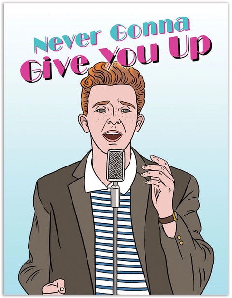 Rick Astley Card