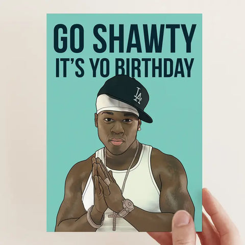 50 Cent Birthday Card