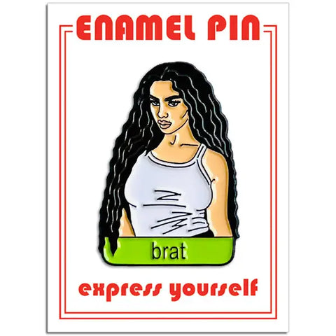 Brat Charli XCX Pin
