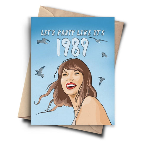 1989 Taylor Swift Card