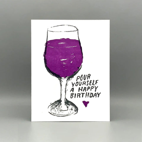 Birthday Pour Card