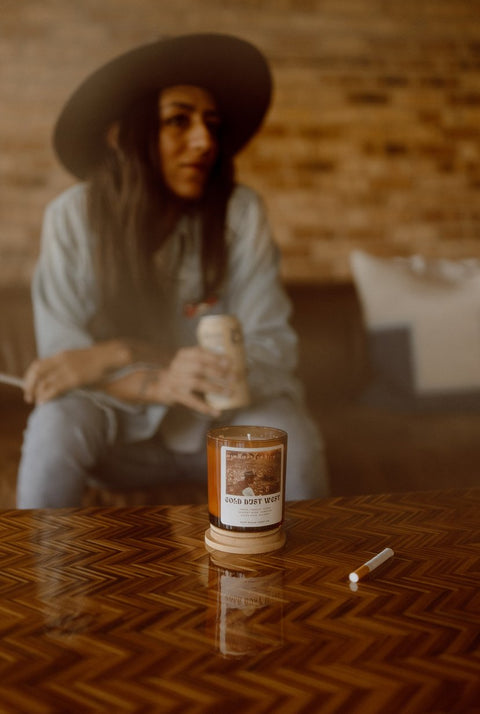 Gold Dust West Candle