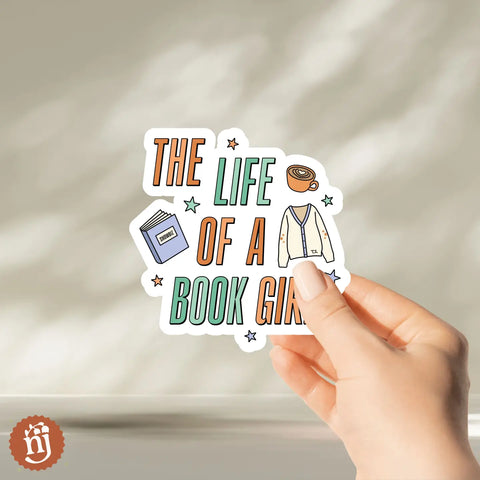Taylor Life of a Book Girl sticker
