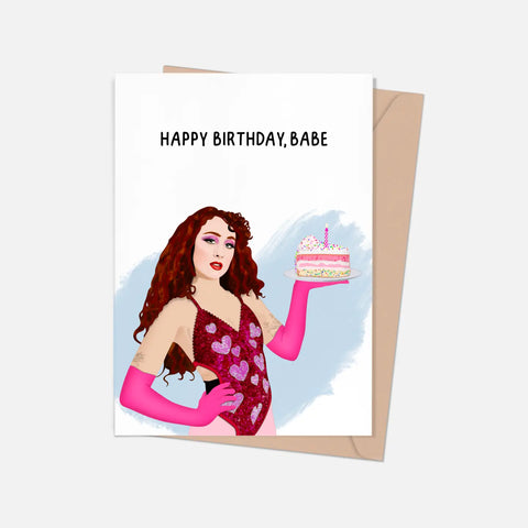 Happy Birthday Babe Chappell Roan Card
