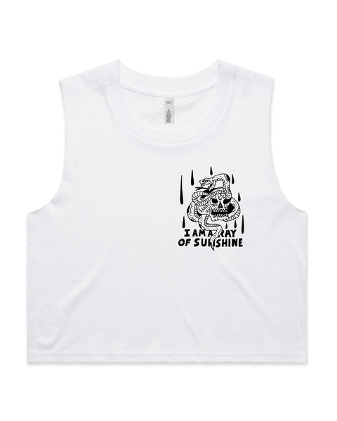 Ray of Sunshine Cropped Tank