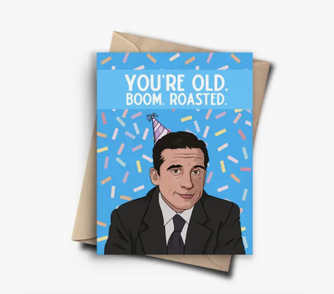 Boom. Roasted. Michael Scott Card