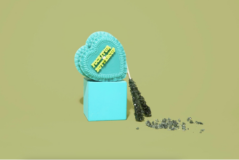 Fuck It Up Buttercup Cake Candle