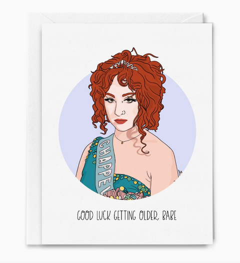 Good Luck Babe Birthday Card