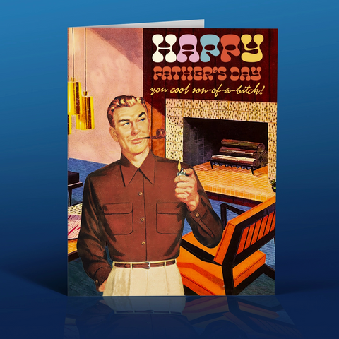 Midcentury Dad Father's Day Card