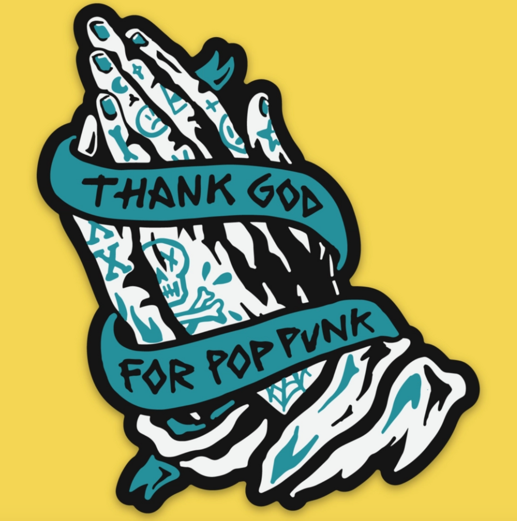 Thank God For Pop Punk Sticker – Modern Legend, LLC.