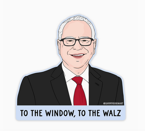 To The Walz Sticker