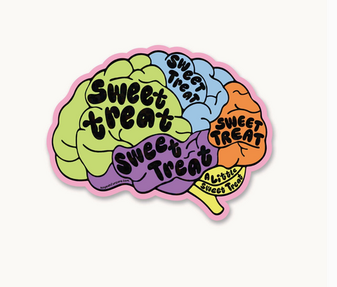 Sweet Treats On My Mind Sticker