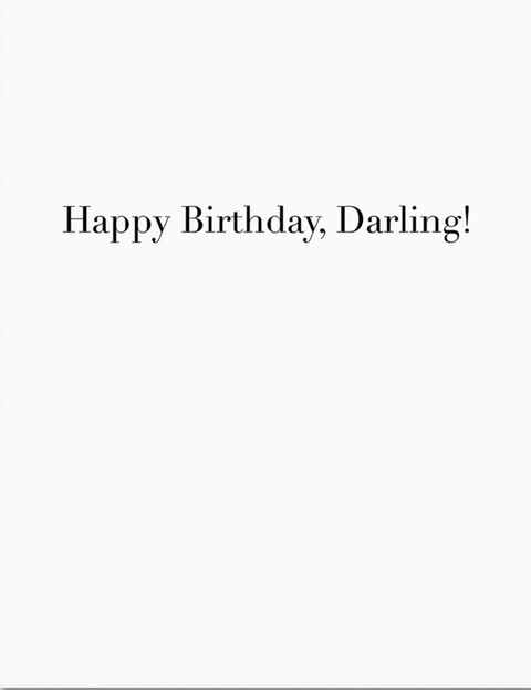 Carrie Bradshaw Birthday Card