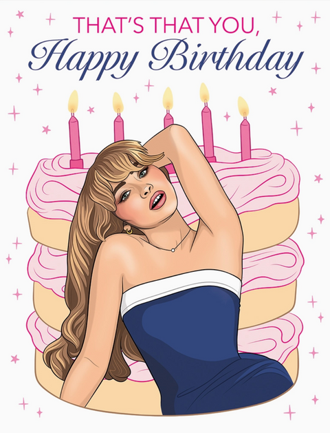 Sabrina Carpenter Birthday Card