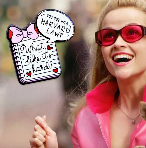 Elle Woods Harvard Law Pin