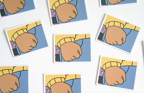 Arthur's Fist Sticker