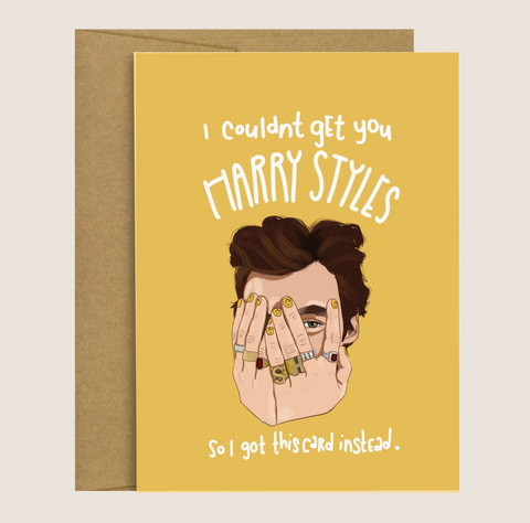 Harry Styles Birthday Card