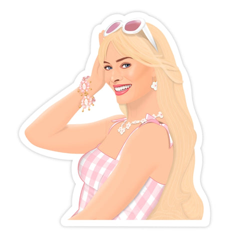 Barbie Movie Beach Barbie Sticker