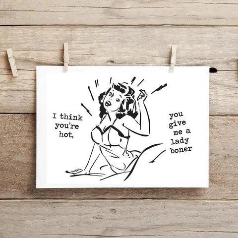 Lady Boner Card