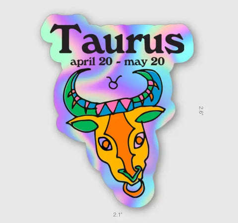  Holographic Zodiac Sign Stickers