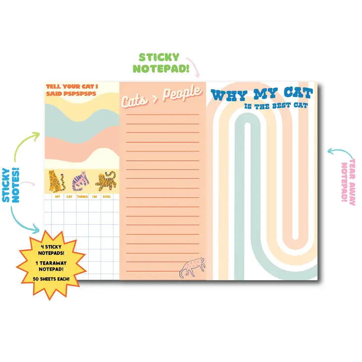 Cat Lovers Notepad – Modern Legend, LLC.