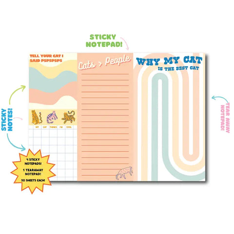 Cat Lovers Notepad