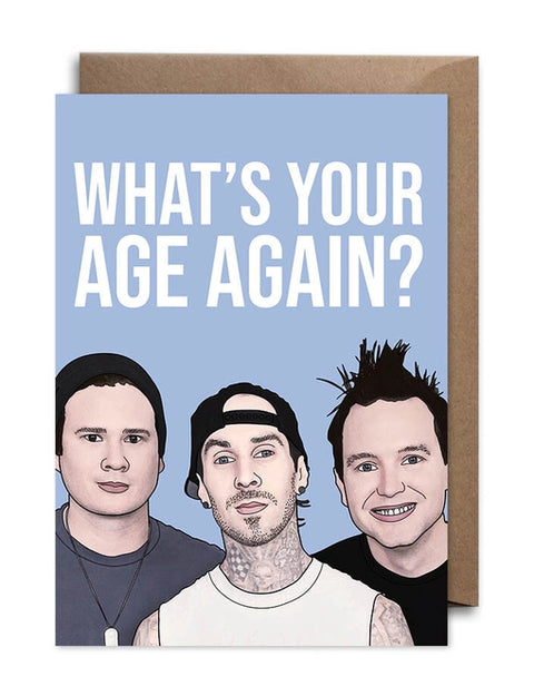 Blink-182 Birthday Card