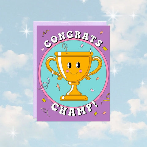 Congrats Champ Card