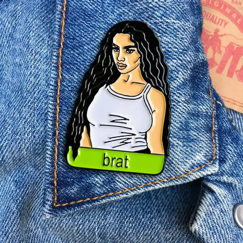 Brat Charli XCX Pin