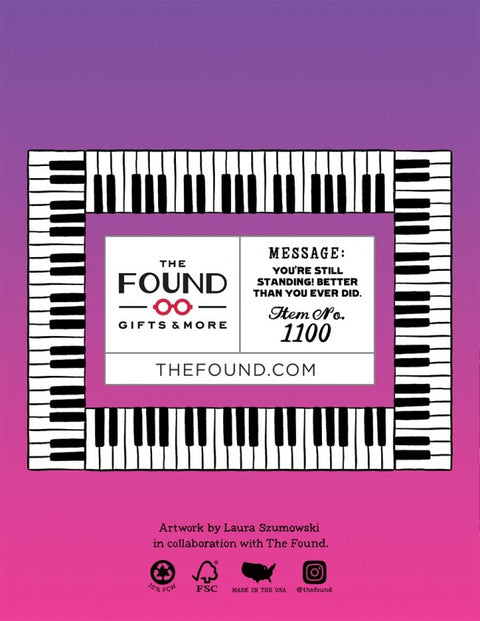 Elton John You're Still Standing Birthday Card