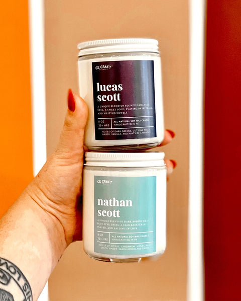 One Tree Hill Boys Candles