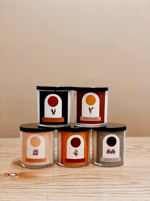 Tuff Peach Tumbler Candles