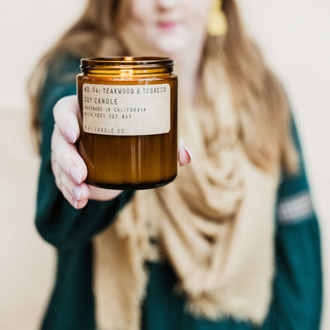 Teakwood + Tobacco Candle