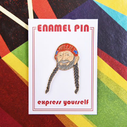 Willie Nelson Pin