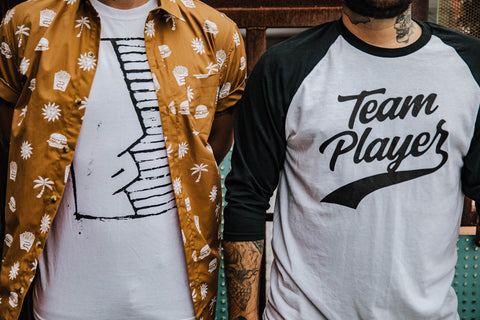 Billy Heathen Black & White Tee