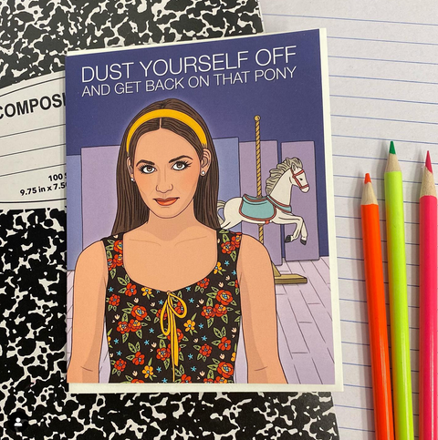 Lexi Dust Yourself Off Birthday Card