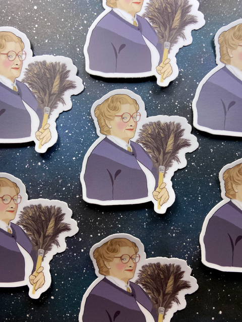 Mrs. Doubtfire Sticker