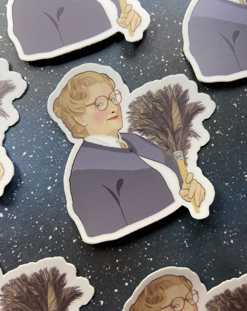 Mrs. Doubtfire Sticker