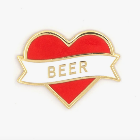 Heart Beer Pin