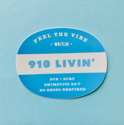 910 Livin' Sticker