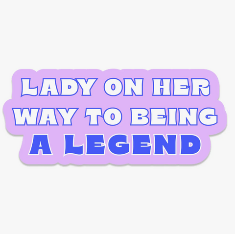 Lady Legend Sticker