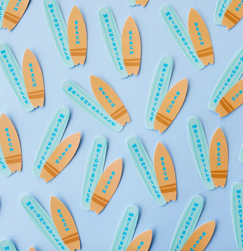 Wrightsville Beach Surfboards Sticker