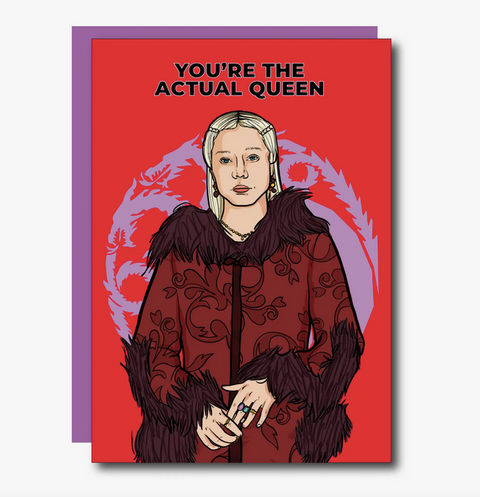 Actual Queen HOD Card